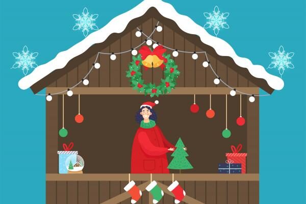 Sherry Taylor at Four County Players Holiday Bazaar