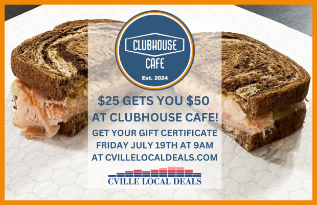 Cville Local Deals: Clubhouse Cafe Cville Local Deals: Clubhouse Cafe