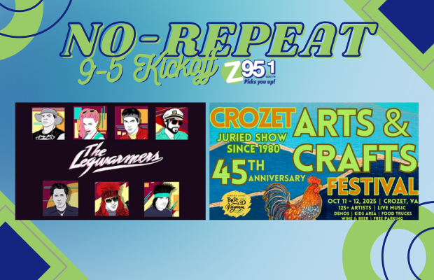 No Repeat 9-5: The Legwarmers + Crozet Arts & Crafts Festival