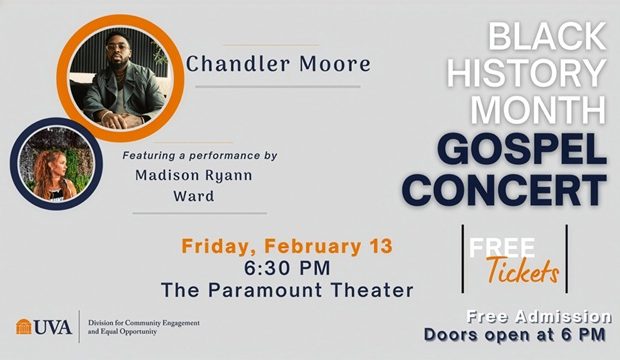 UVA Division for Community Engagement and Equal Opportunity Presents: Black History Month Gospel Concert