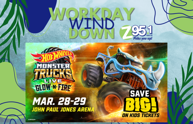 Workday Wind Down: Hot Wheels Monster Trucks LIVE!!!