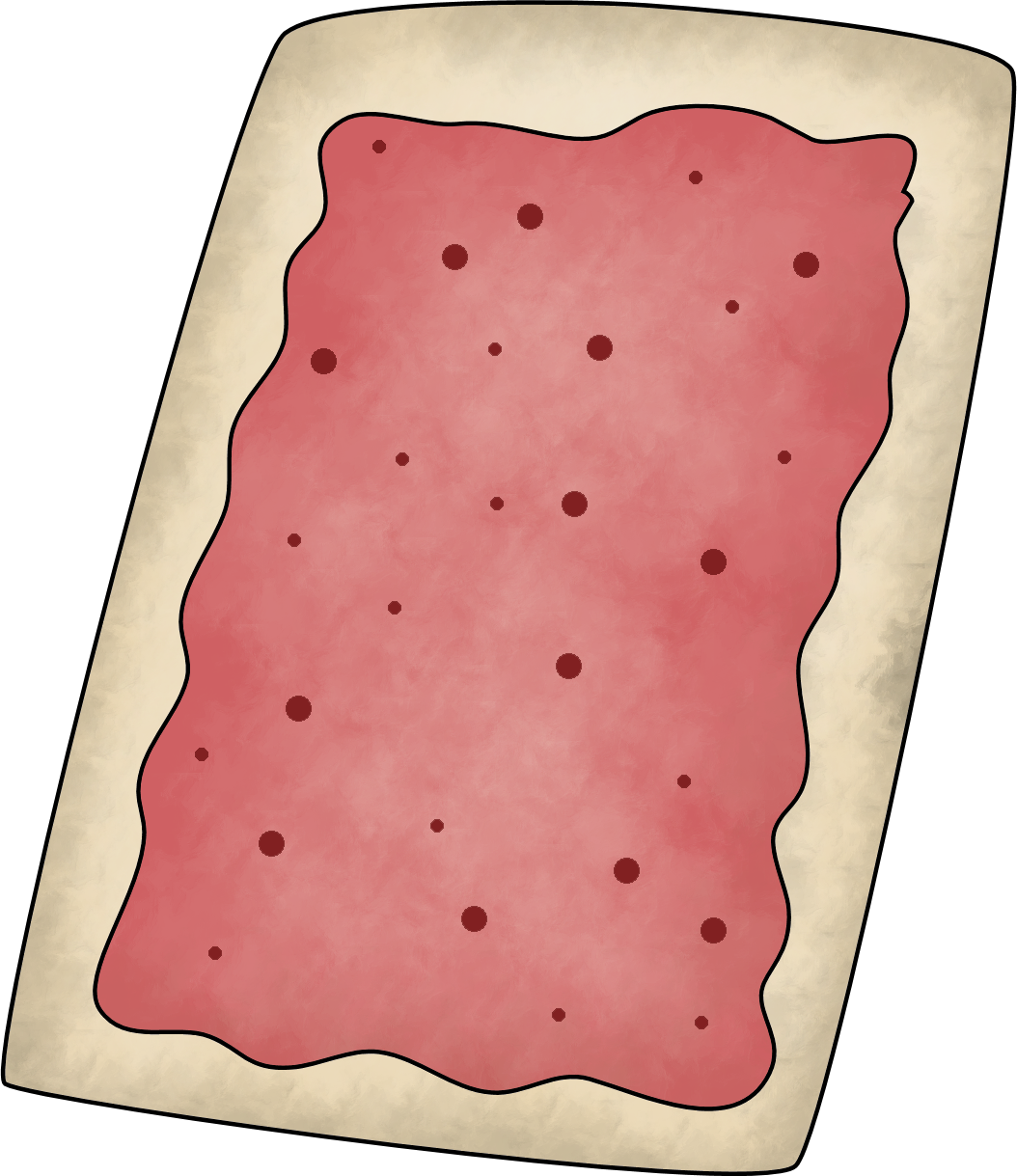 Royalty Free Clipart Image of a Pop Tart